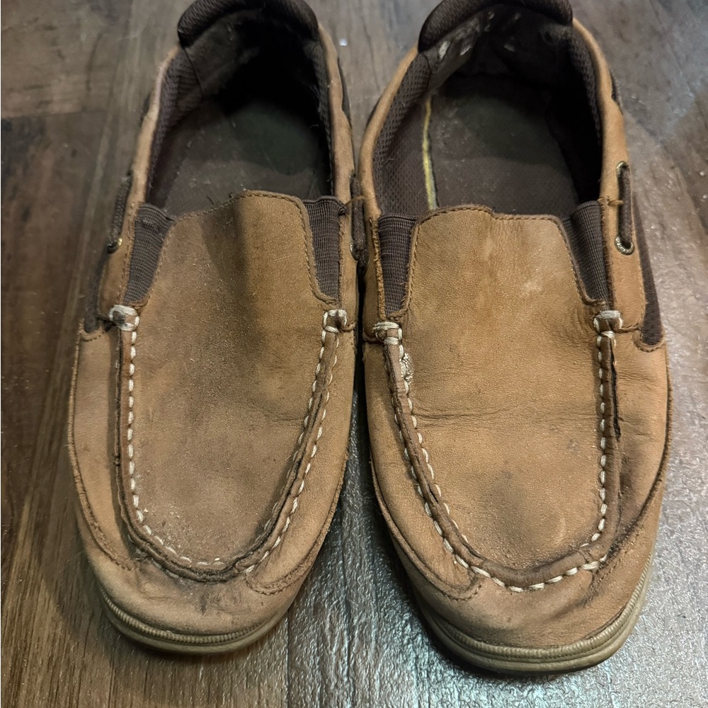 Boy's Brown Slip-On Loafers